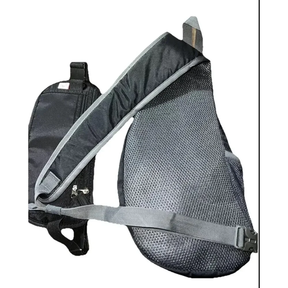 Crossbody Business Messenger Sling Shoulder Bag Slim Design Unisex + Travel Belt